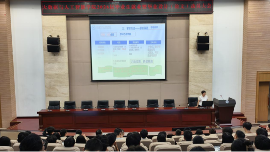 大数据与人工智能学院召开2026届毕业生就业动员会暨毕业设计动员大会